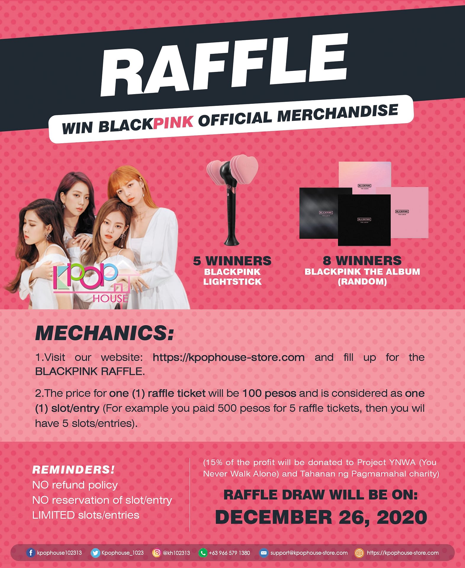 Blackpink Raffle Ticket Kpop House