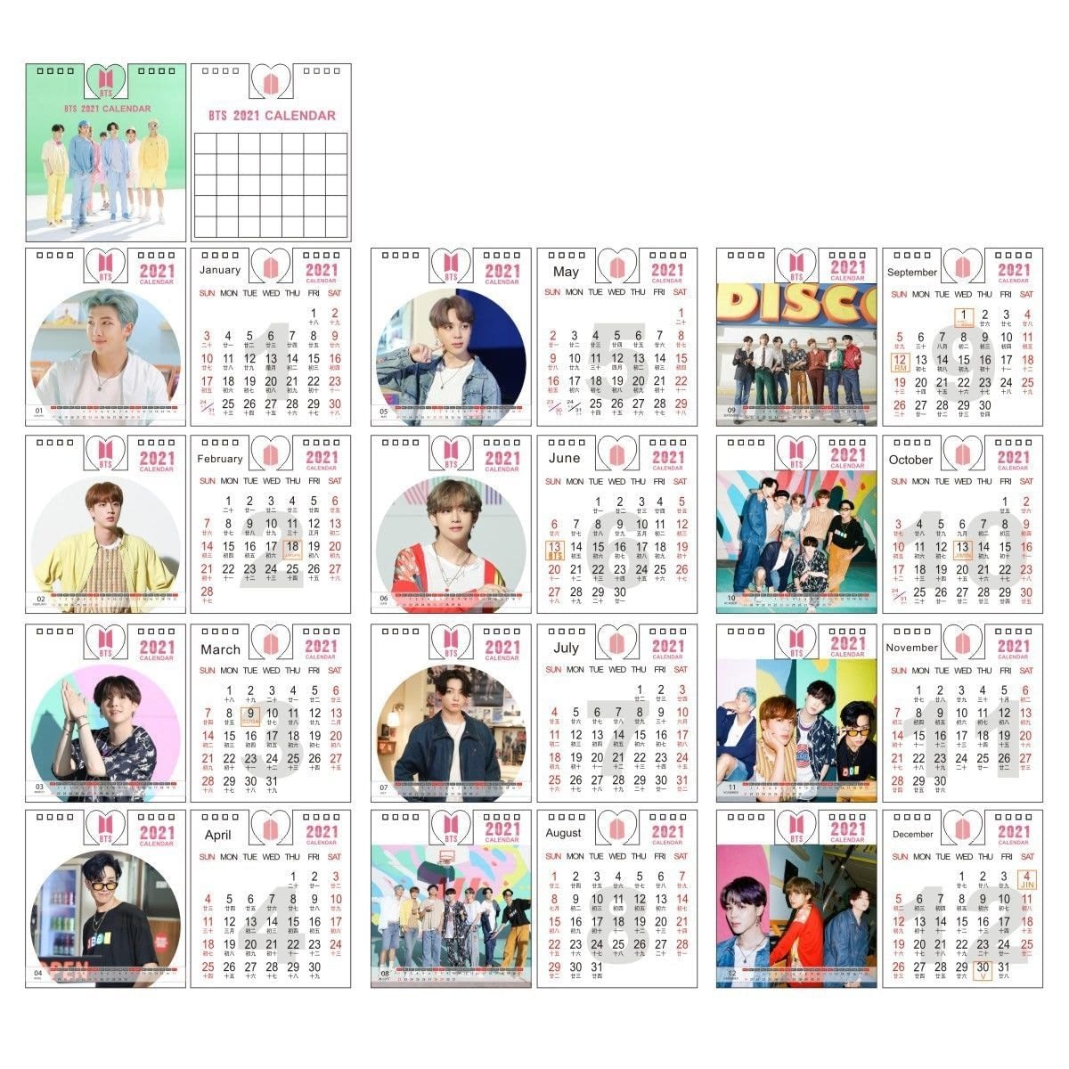 BTS 2021 Calendar – Kpop House